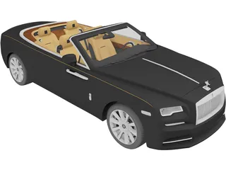 Rolls-Royce Dawn (2017) 3D Model