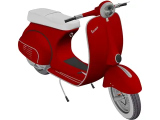 Piaggio Vespa (1962) 3D Model