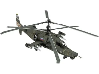 Kamov Ka-50 Hokum 2 3D Model