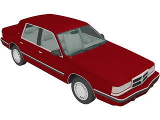 Dodge Dynasty (1992) 3D Model