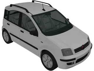 Fiat Panda (2011) 3D Model