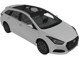 Hyundai i40 Wagon (2015) 3D Model