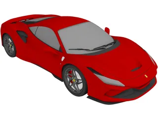 Ferrari F8 Tributo 3D Model