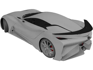 Infiniti Vision Gran Turismo Concept (2014) 3D Model