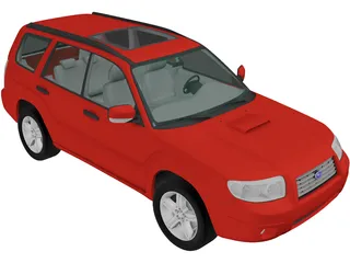 Subaru Forester (2005) 3D Model