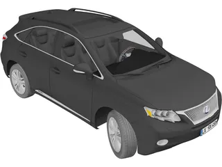 Lexus RX450H (2010) 3D Model