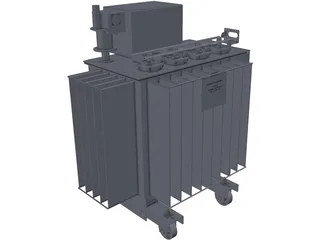 Power Transformer 160kVA 3D Model