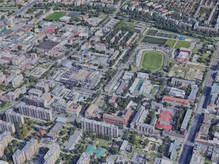 Budapest City North, Hungary (2019) 3D Model