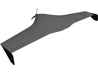 ZALA 421-04 UAV 3D Model