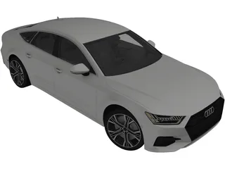 Audi A7 (2019) 3D Model