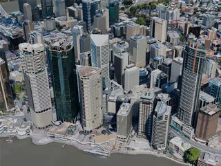 Brisbane City Center, Australia (2019) 3D Model