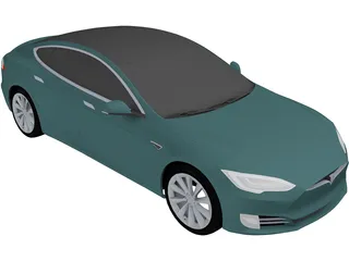 Tesla Model S (2020) 3D Model