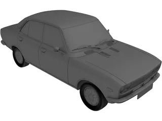 Mazda 616 4-Door Sedan (1974) 3D Model