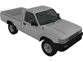 Toyota Hilux (1988) 3D Model