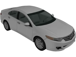 Honda Accord Sedan (2009) 3D Model