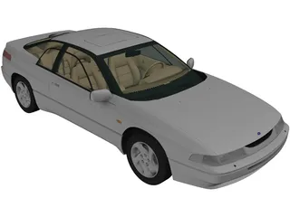 Subaru SVX (1992) 3D Model