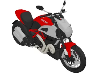 Ducati Diavel (2011) 3D Model