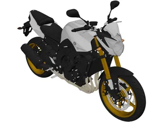 Yamaha FZ8 (2011) 3D Model