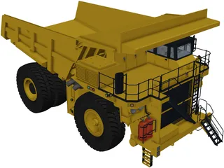 Komatsu 830E-AC 3D Model