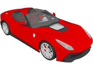 Ferrari F12 TRS (2014) 3D Model