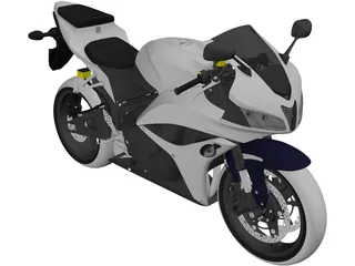 Honda CBR600RR (2009) 3D Model