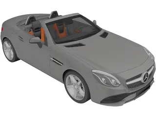 Mercedes-Benz SLC (2017) 3D Model