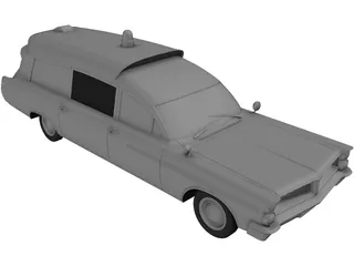 Pontiac Bonneville Ambulance 3D Model