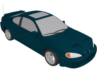 Pontiac Grand Am GT (1999) 3D Model