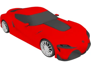 Toyota FT-1 Supra Concept (2014) 3D Model