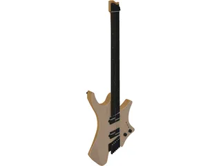 Strandberg Boden J6 Bass Guitar 3D Model