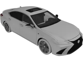 Lexus ES350 (2019) 3D Model