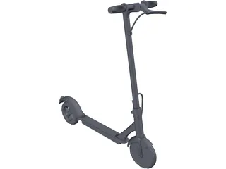 Electric Scooter 3D Model