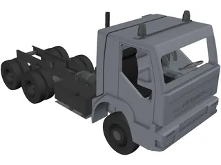 Iveco AD380T 6?6 3820 Chassis 3D Model