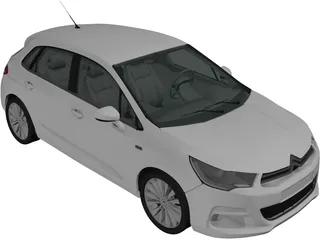 Citroen C4 (2011) 3D Model