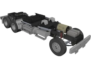 Tamiya Truck Chassis 3D Model