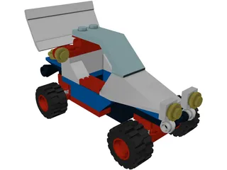 Lego Beach Buggy 3D Model