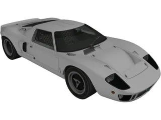 Ford GT40 3D Model