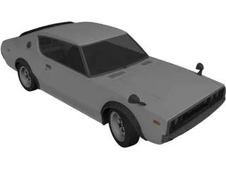 Datsun 240K-GT (1972) 3D Model