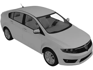 Proton Preve (2012) 3D Model