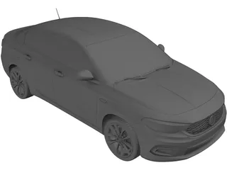 Fiat Tipo (2016) 3D Model