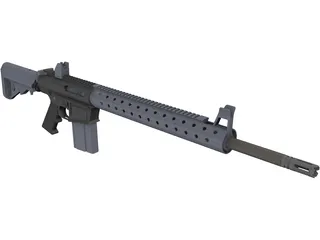 AR-10 3D Model
