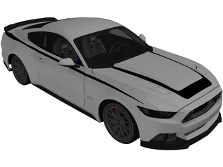 Ford Mustang RTR (2015) 3D Model