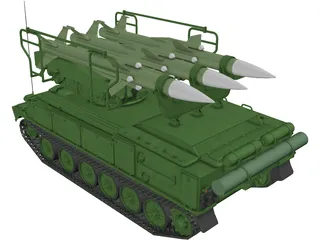 SA-6 Gainful 3D Model