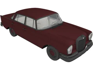 Mercedes-Benz 220S [W111] (1964) 3D Model