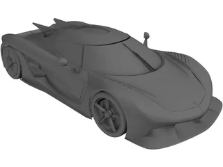 Koenigsegg Jesko Absolut (2020) 3D Model