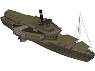 Boat 3D Model