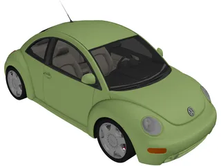 Volkswagen Beetle (2000) 3D Model