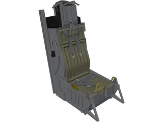 Aces II Seat 3D Model