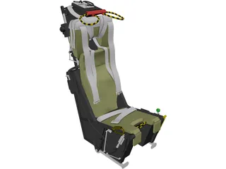 Mk7 Ejection Seat 3D Model