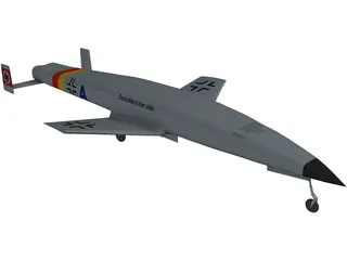 Sanger Amerika Bomber 3D Model